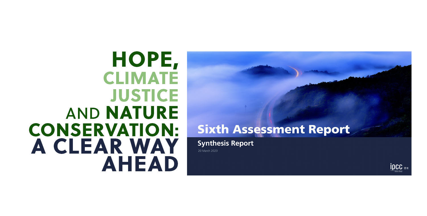 Scientists are leading a clear way ahead with the last IPCC report