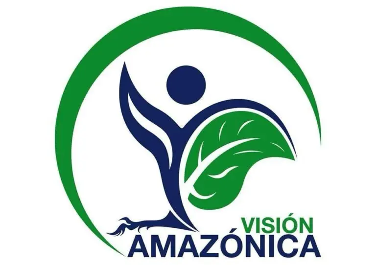 Green and blue logo of the Ecuadorian nonprofit Vision Amazonica